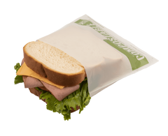 Sacs à sandwich à rabat compostables (PLA)