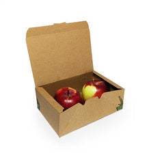 Boîtes à lunch compostables (carton kraft)