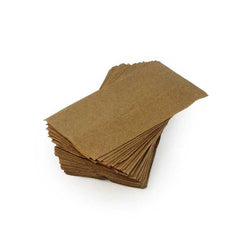 Serviettes compostables (papier kraft)