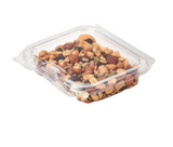 Compostable Square Clamshell Containers (Transparent PLA)