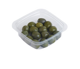 Contenants « deli » rectangulaires compostables (PLA transparent)