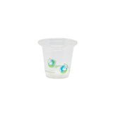 Verres à boisson froide marqués « compostable » (PLA transparent)