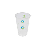 Verres à boisson froide marqués « compostable » (PLA transparent)