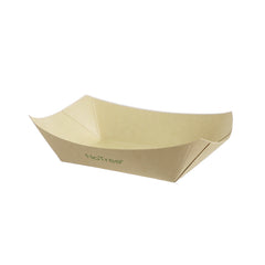 Compostable Bistro Trays with Graphics (Kraft Bamboo)