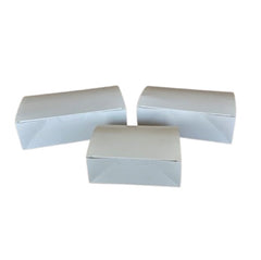 Boîtes à lunch compostables (carton blanc)