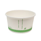 Compostable Bowls for Hot Foods with Graphics (White Paper)
