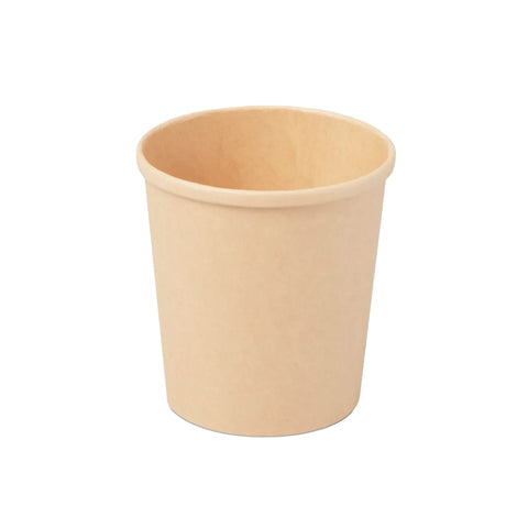 Bols compostables pour nourriture chaude et froide (papier kraft)