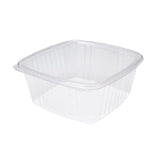 Compostable Rectangular Clamshell Containers (Transparent PLA)