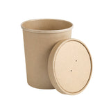 Bols compostables pour nourriture chaude et froide (papier kraft) - Compostable.ca