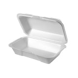 Contenants_à_charnièrebagasse_compostable_clamshell_white