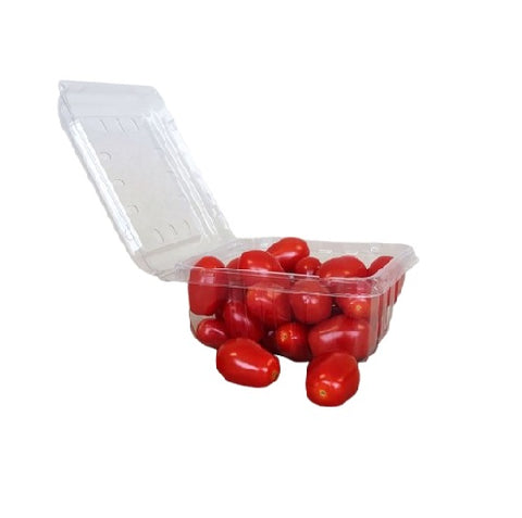 Compostable dry pint clamshell for fruits (clear PLA)