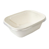 Rectangular Compostable Containers (No PFAS Added Fibre)