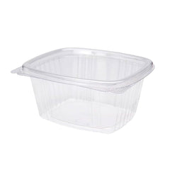 Compostable Rectangular Clamshell Containers (Transparent PLA)