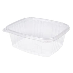 Compostable Rectangular Clamshell Containers (Transparent PLA)