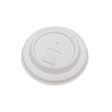 Compostable Sip Tab Lids for Hot Cups (PFAS-Free Fibre)