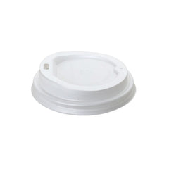 Compostable Lids for Hot Cups (White PLA)