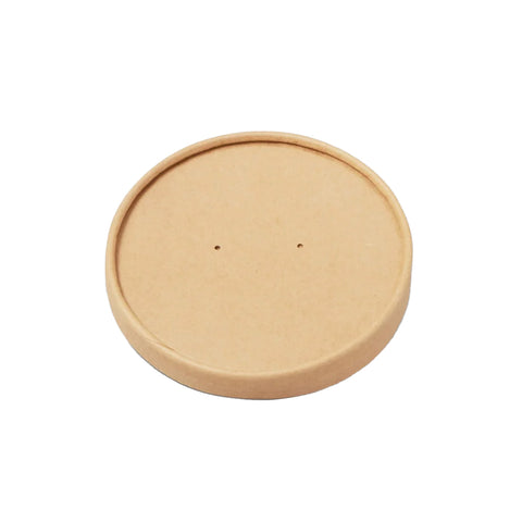 Compostable Lids for Hot and Cold Food Containers (Kraft Paper)