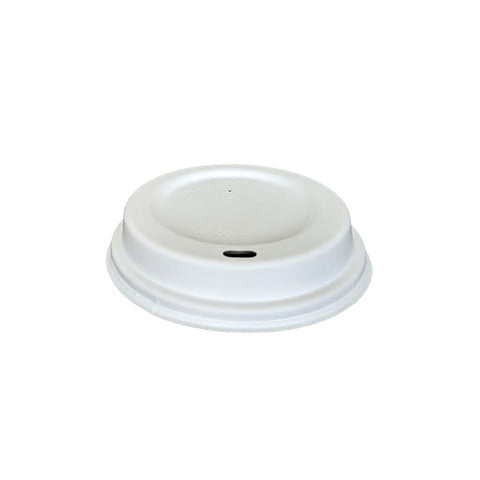 Compostable Bagasse Hot Cup Lids (PFAS-Free Fibre)