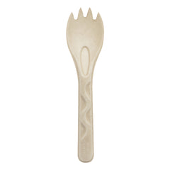 Compostable “spork” spoons and forks (PFAS-free fiber)