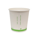 Bols compostables pour nourriture chaude avec graphiques (papier blanc)