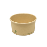 Compostable Bowls for Hot and Cold Foods with Graphics (Bamboo)