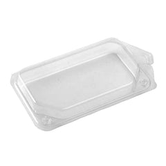 Compostable Hinged Herb Trays (Transparent PLA)