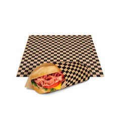 Compostable Food Paper Sheets (Checkered Paper)