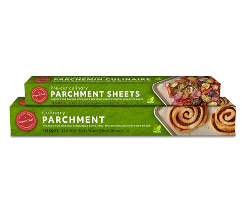 Compostable Parchment Paper (No PFAS Added Kraft Paper)