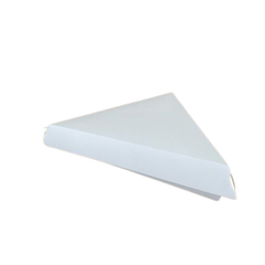 Boîtes triangulaire pour pointe de pizza ou tarte compostable (carton)