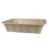 Plateaux et contenants restauration compostables (fibres sans PFAS)