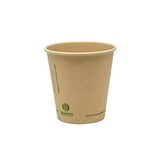 Compostable Hot Cups with Graphics (Kraft Bamboo)