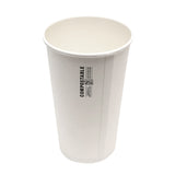 Verres compostables chaud 16 oz compostable hot cup