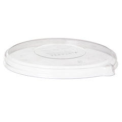 Compostable Lids for Bagasse Hot Bowls (Transparent PLA)