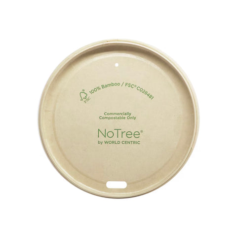 Open Case- Compostable Lids for Hot Cups (Bamboo)