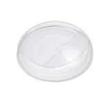 Couvercles compostables pour verres à boisson froide 97mm (PLA transparent)
