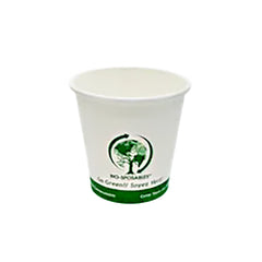 Compostable Hot Cups with Graphics (White Paper)