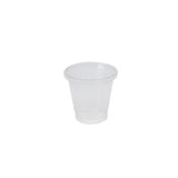 Verres à boisson froide marqués « compostable » (PLA transparent)
