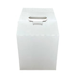 Boîtes compostables pour emporter avec poignée en carton « kraft »