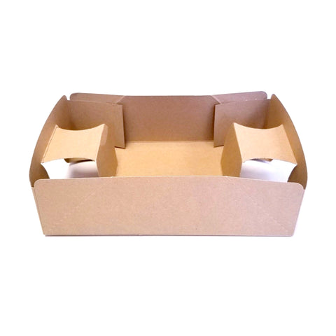 Compostable Cardboard Tray/Cup Holder Econo t38