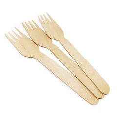 Fourchettes compostables (bois)