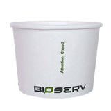 Compostable Hot Food Soup Paper Bowls (with graphic)