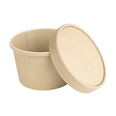 Compostable Bamboo Ice Cream and Soup Container