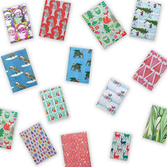 Papier-cadeau compostable « Temps des Fêtes » (papier coloré)