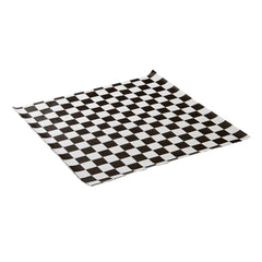 Papiers alimentaires compostables en feuilles (papier damier)