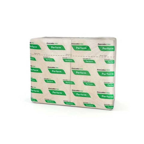 Serviettes de table moka brun compostables (papier)