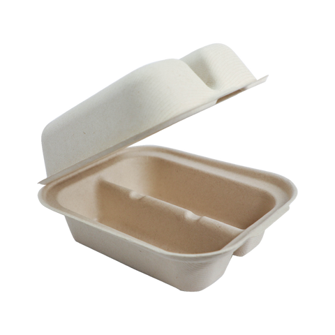 Compostable Taco Clamshell Box